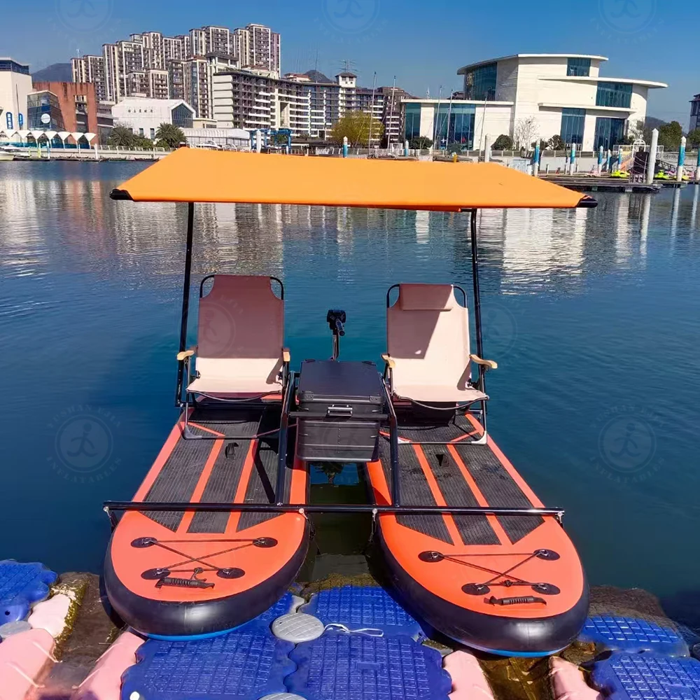 

New Design Durable Water Bikes Inflatable Kayak Bikeboat For Lake Water Sports Touring Kayaks Sea Pedal