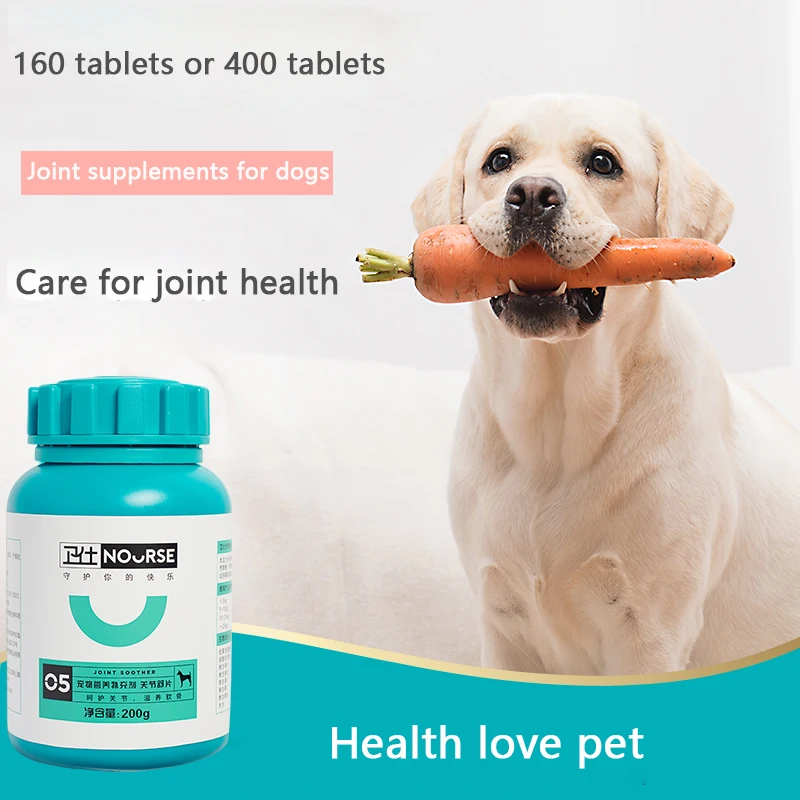 Pet Joint Health 160 Pieces Dog Joint Health  Teddy Joint Health Kang Chondroitin Pet Dog Joint Bone Health Product