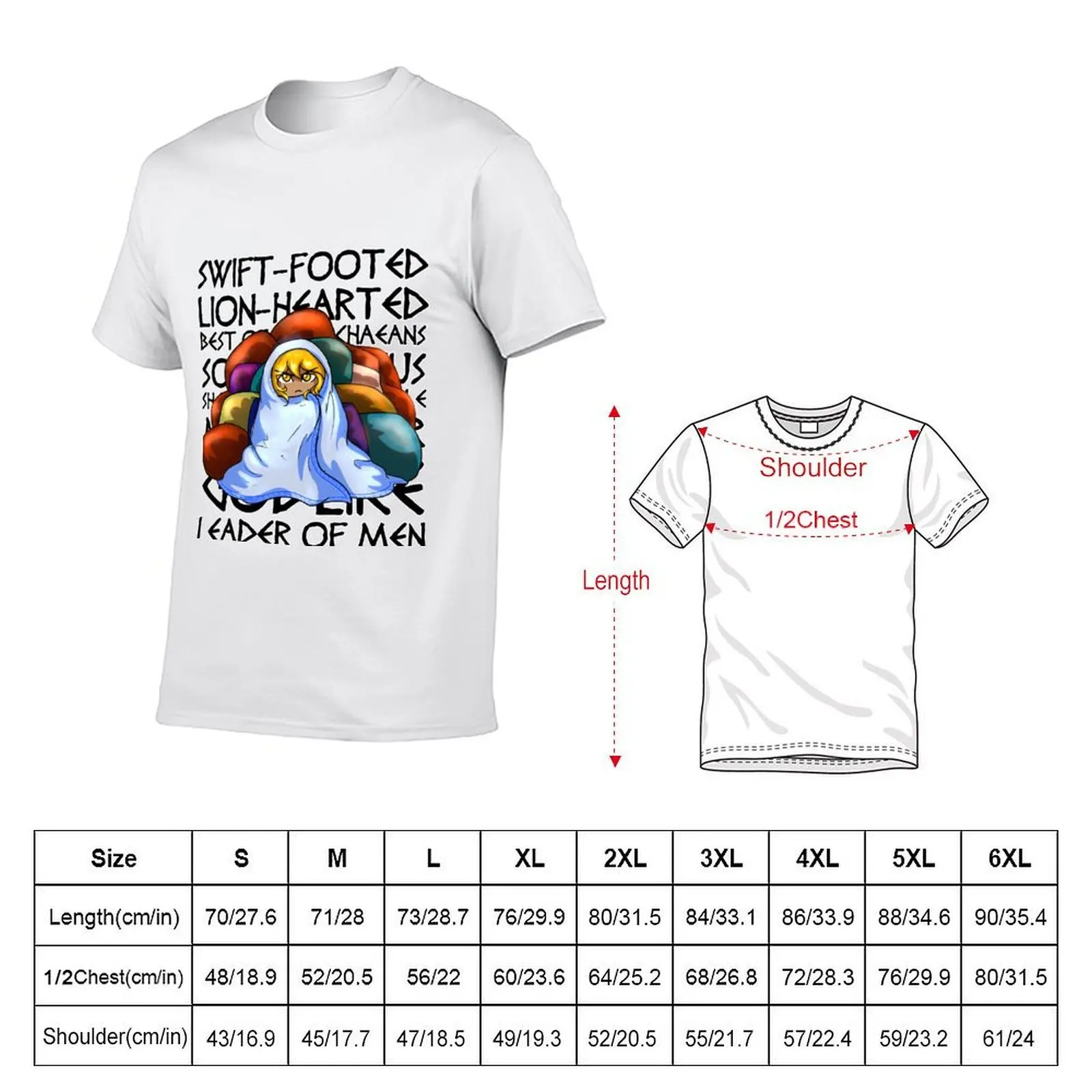 Epithets of Achilles T-Shirt t shirts for man pack white man t shirt designer T-Shirt