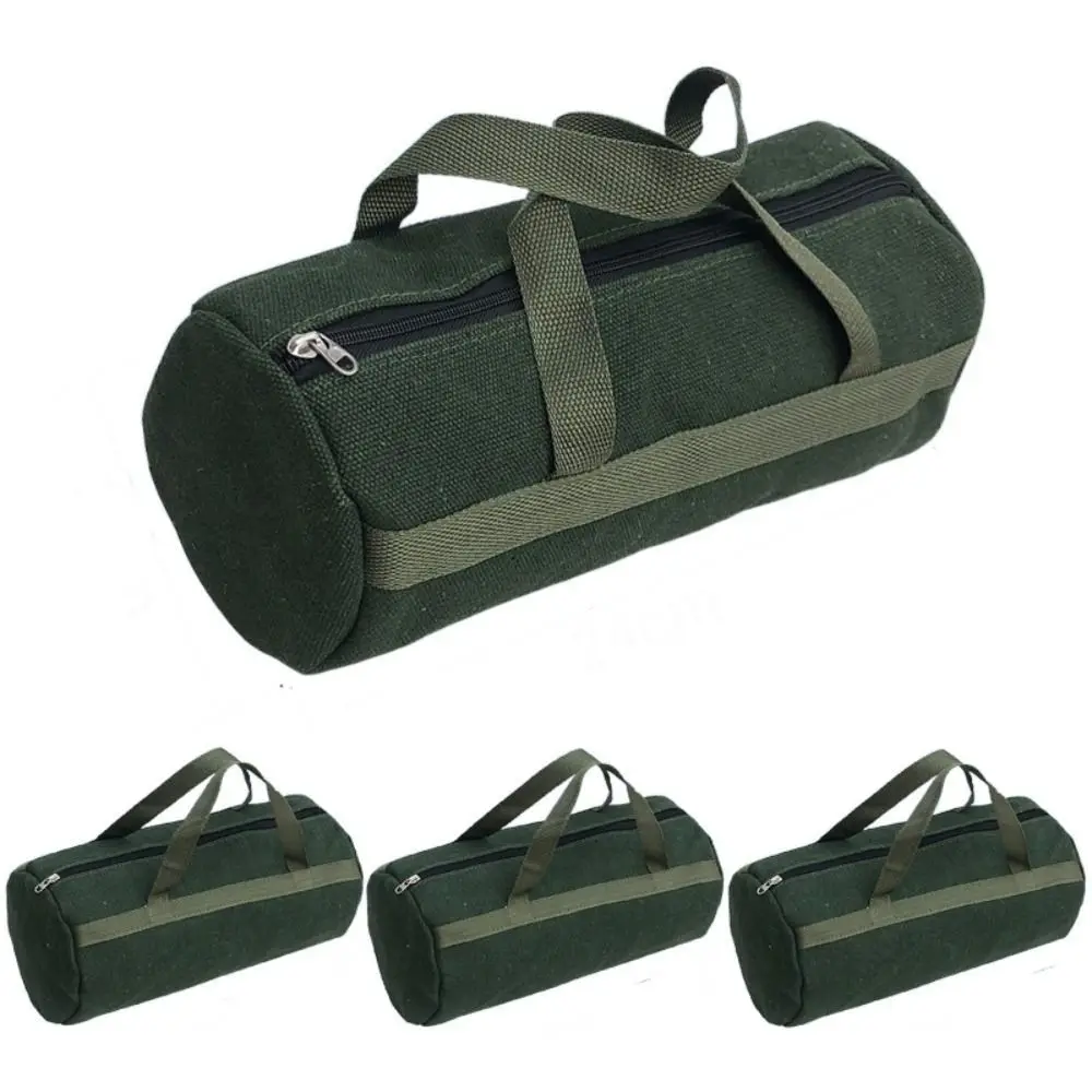 Thick Canvas Tool Storage Bag Large capacity Portable Hardware Tool Organizer Hand Tool Handbag Auto Repair Tool Kit