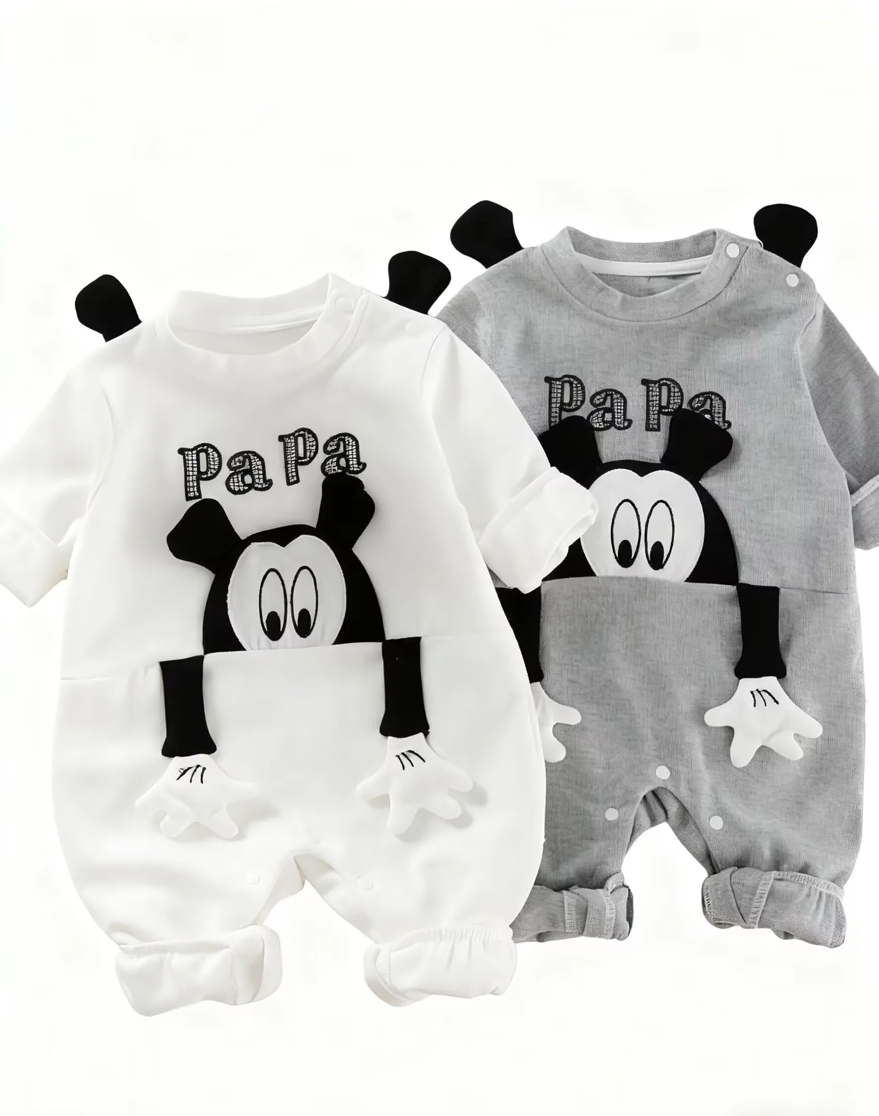 

Infant Baby Clothes Newborn Autumn Outfit Cute 3D Anime Cartoon Long Sleeve Romper for Boys & Girls Cotton Layering Essential