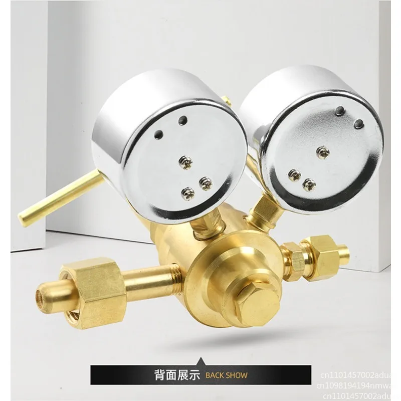 High Pressure Reducing Valve YQD-370A Oxygen Hydrogen CO2 Reducing Pressure Gauge