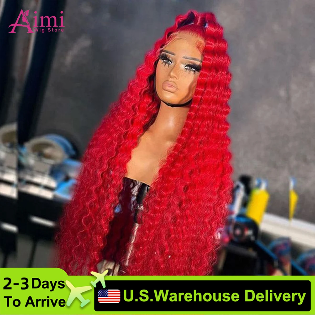 220 Density Deep Wave Red Wig Human Hair 30 Inch 13x4 Hd Lace Frontal Wig Pre Plucked Colored Curly Human Hair Wigs For Women