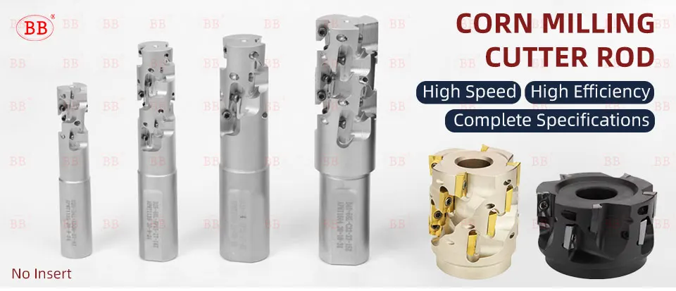 BB 300R 400R Shell Mill CNC Mais Fräser Wendeschneidplattenmühle Schulterfräsen Seitenschruppen Ananas Schneiden APMT1135 Einsatz – Detail 1