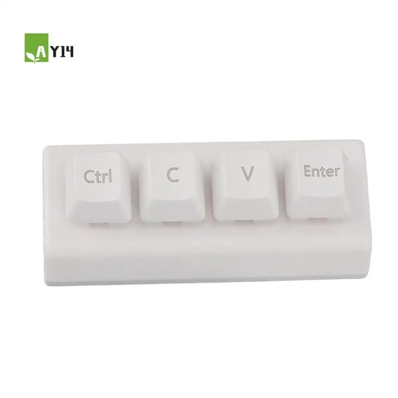 

AY14 -4 Keys Programmable Keypad Red Switch Ctrl C V Enter Mini Mechanical Keyboard Support NKRO For Gaming Office