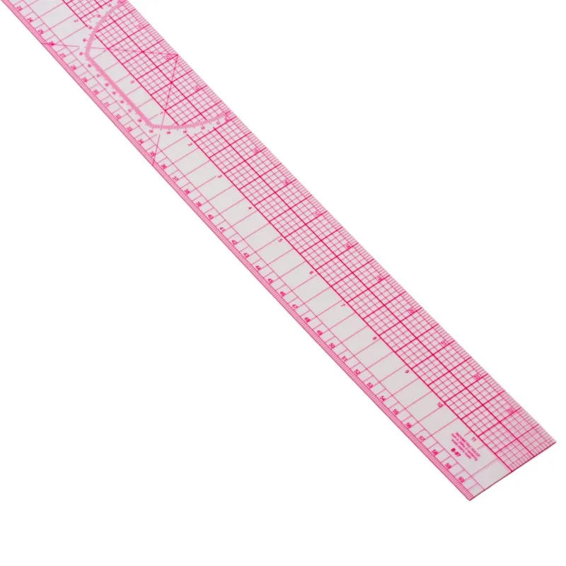 B-97 Grading Ruler Dressmaking Pattern Play Platemaking Tools 60CM Long Multifunction Built Scale