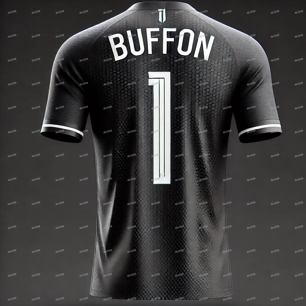 Summer New Italian Football Jersey 3d Printed Buffon Boys Football Training Clothes Man's Sports Breathable Short Sleeve Tops