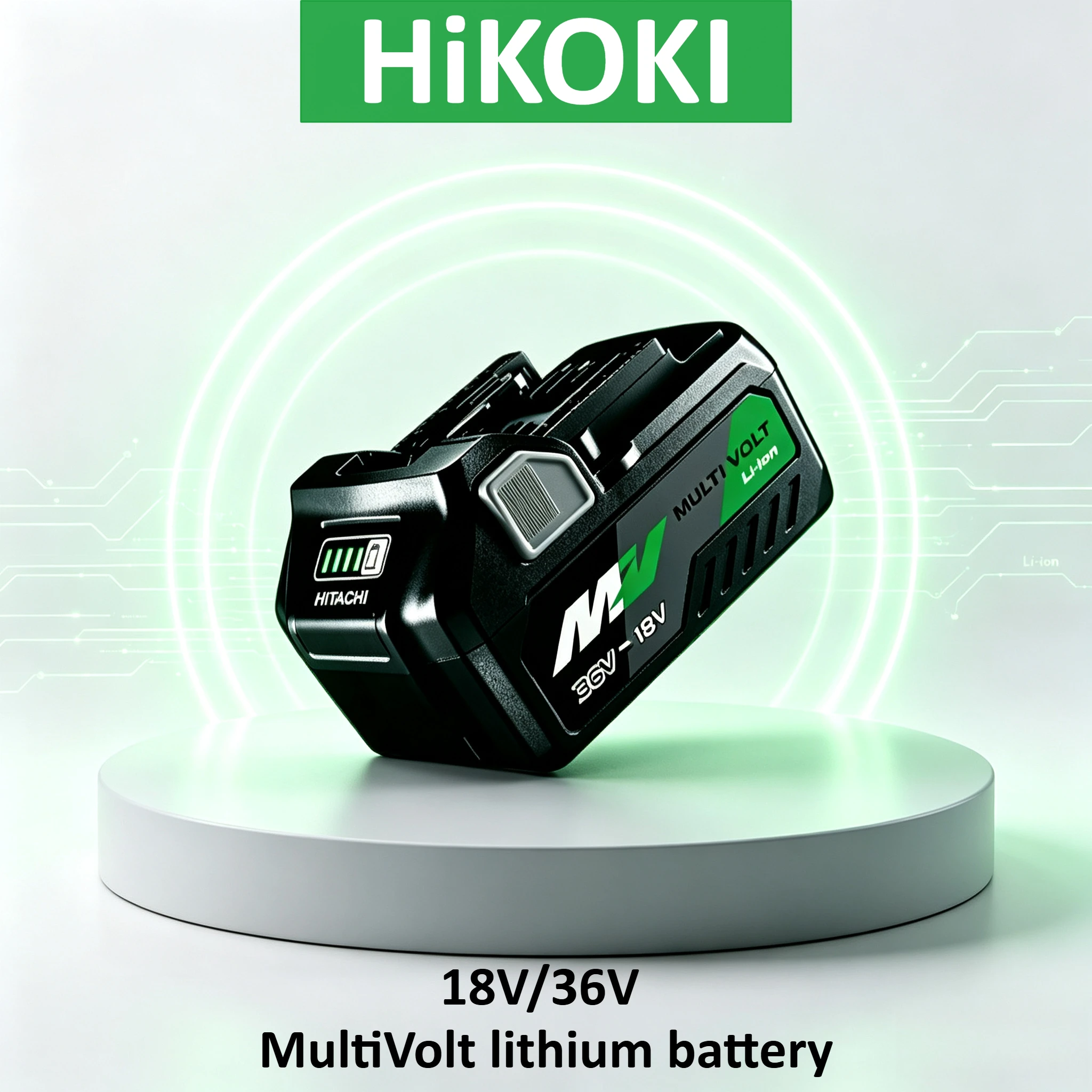 Genuine HiKOKI MultiVolt ,upgraded internal circuit,Consistent power delivery,all-round safety features,supports 18V/36V tool