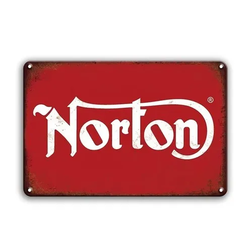 Klassische Motorräder Blechschild Rustikale Metall-Wandkunst Retro Männerhöhle Dekoration