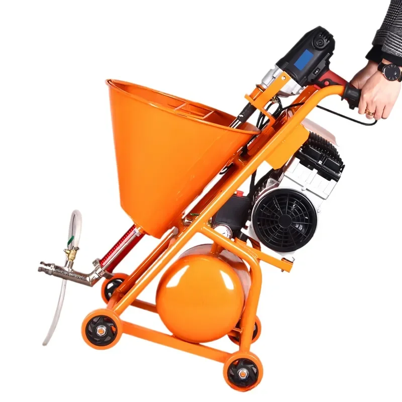 for Small Construction Machinery CNC Wall Plastering Equipment Portable Intelligent Spraying Machine Mortar Sprayer