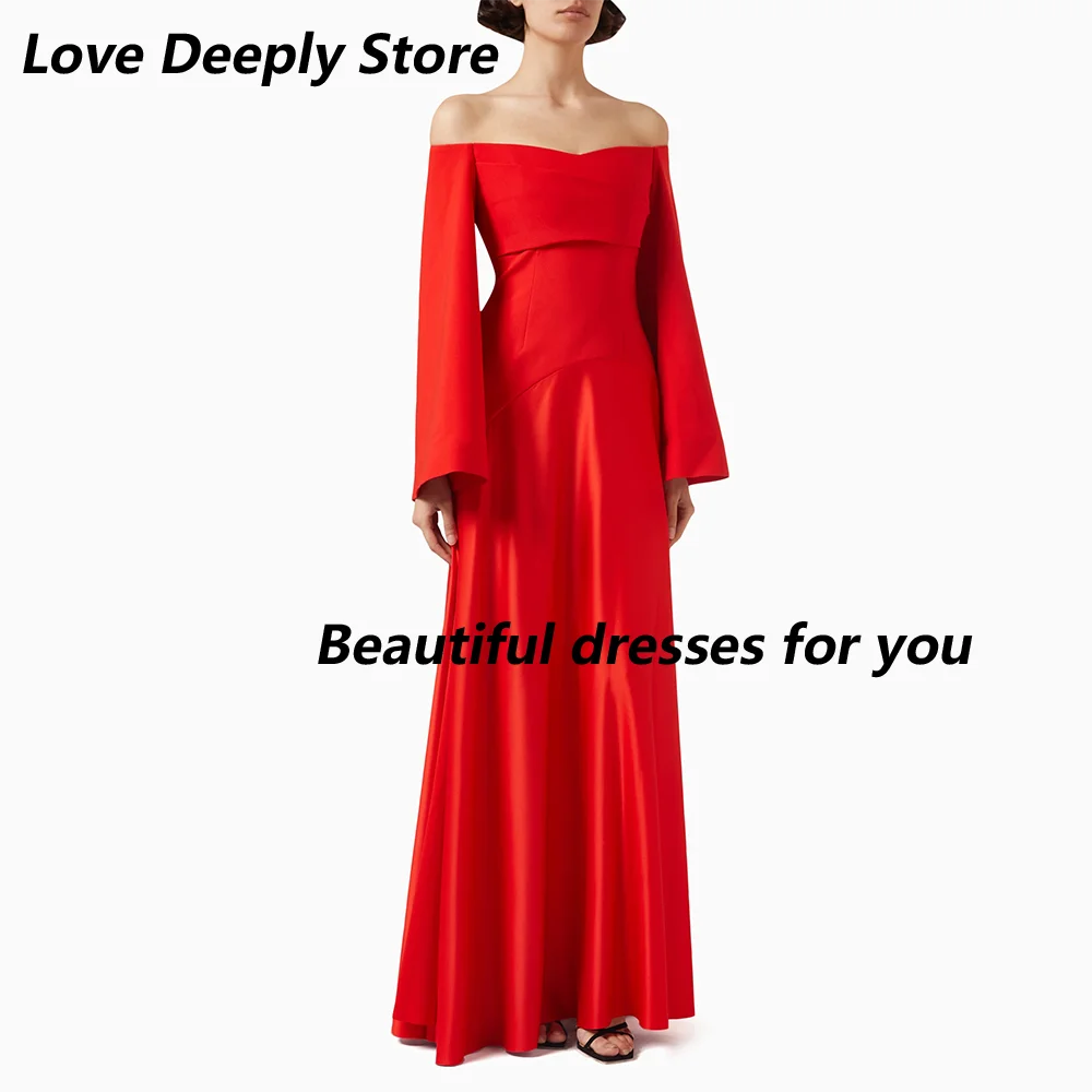 Customized Off Shoulder Long Evening Dresses Elegant White Formal Occasion Prom Gowns Wedding Party Dress for Women فساتين سهرات image 5