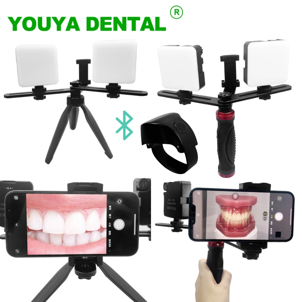 Mobile Dental Photography Fill Light Intraoral Led Filling Lamp Phone Photo Video Flashlight Dentistry Oral Lighting Equipment