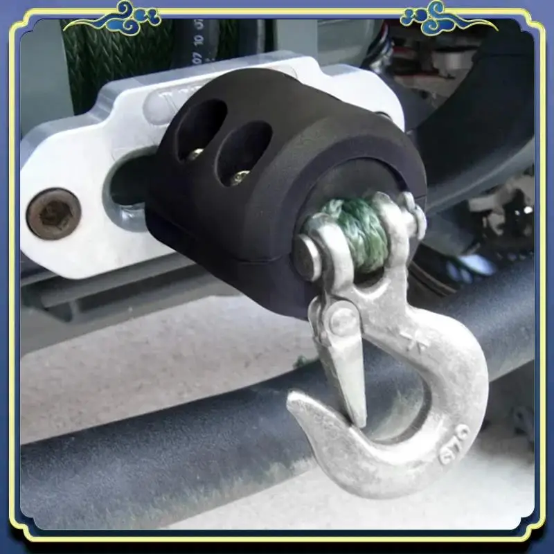 AU16-Car Winch Hook Stop Cable Protector Cable Hook Stop Bump Stopper Vehicle Modification ATV Cable Saver Accessories