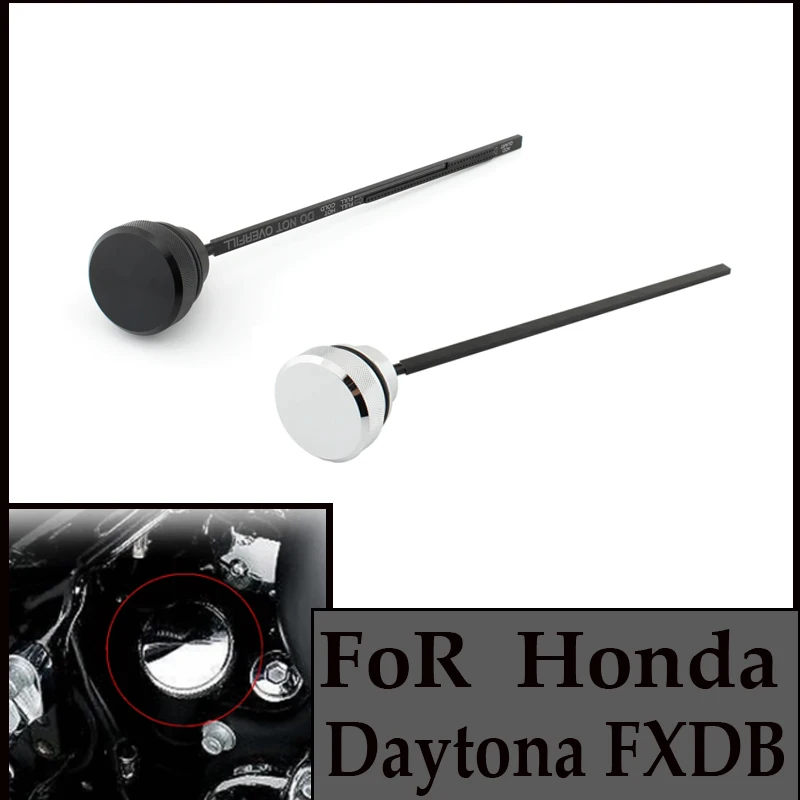 

FoR Harley Dyna Glide Low Rider FXDL Wide Super Glide FXD 1pcs Motorcycle Oil Dipstick Aluminum Alloy Motocross Oil Dip Stick