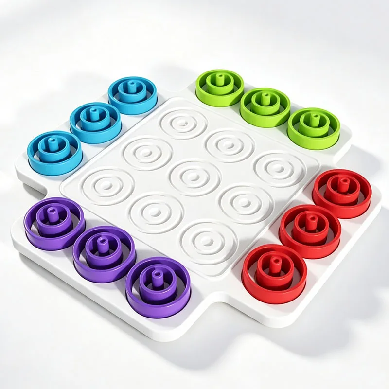 Circle Ferrule Puzzle Strategy Board Games For Adults & Kids Logical Thinking Training Educational Toys Family Party Gifts view 4