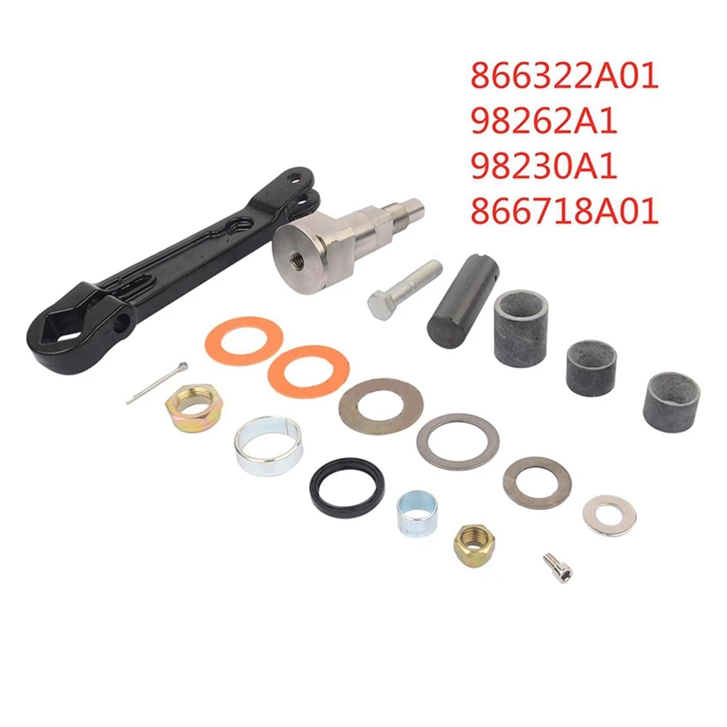 Pino do eixo do braço de direção para Mercruiser Bravo, Alpha One, Gen2, Gimbal superior, 866322A01, 98230A1, 866718A01, 98262A1, 2 peças