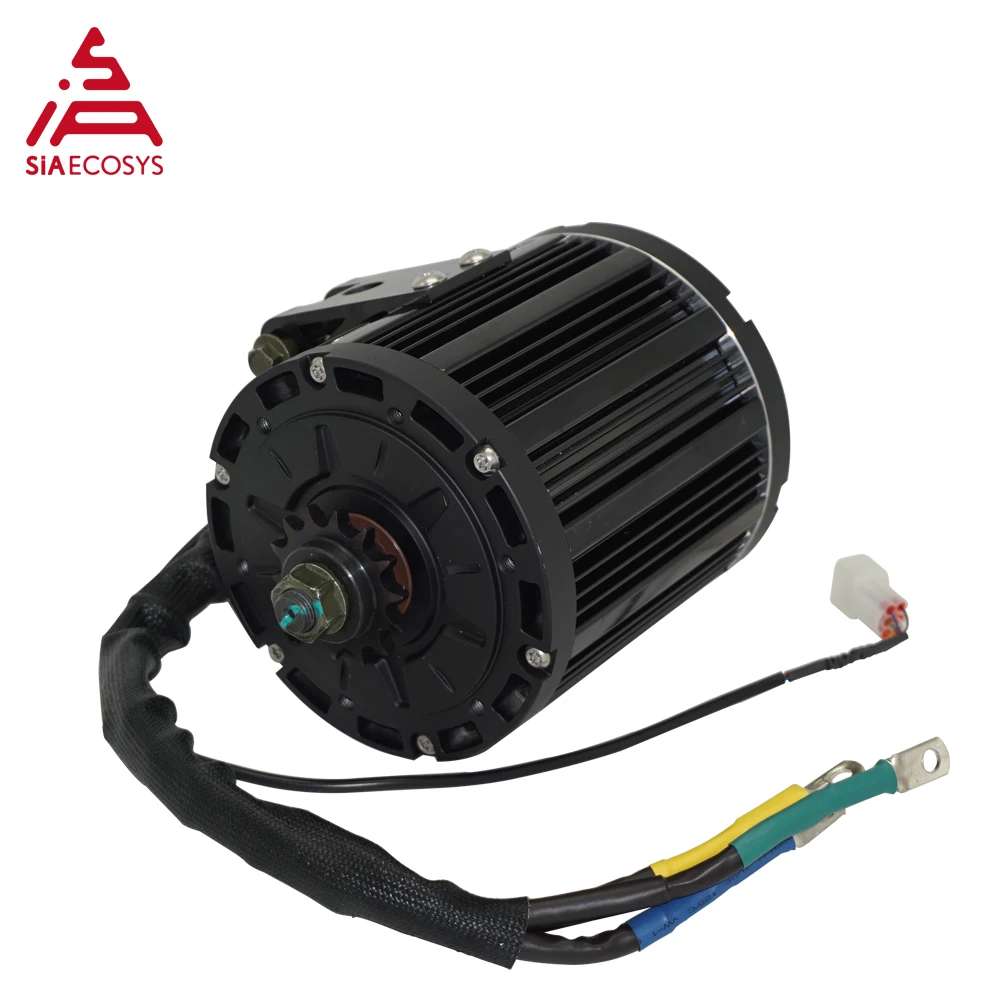 QS/SIA 7500W QSMOTOR QS138 90H 4KW 72V 120KMPH IPM Mid Drive Motor and EM200-2SP Controller Kits for Electric ATV Go Kart