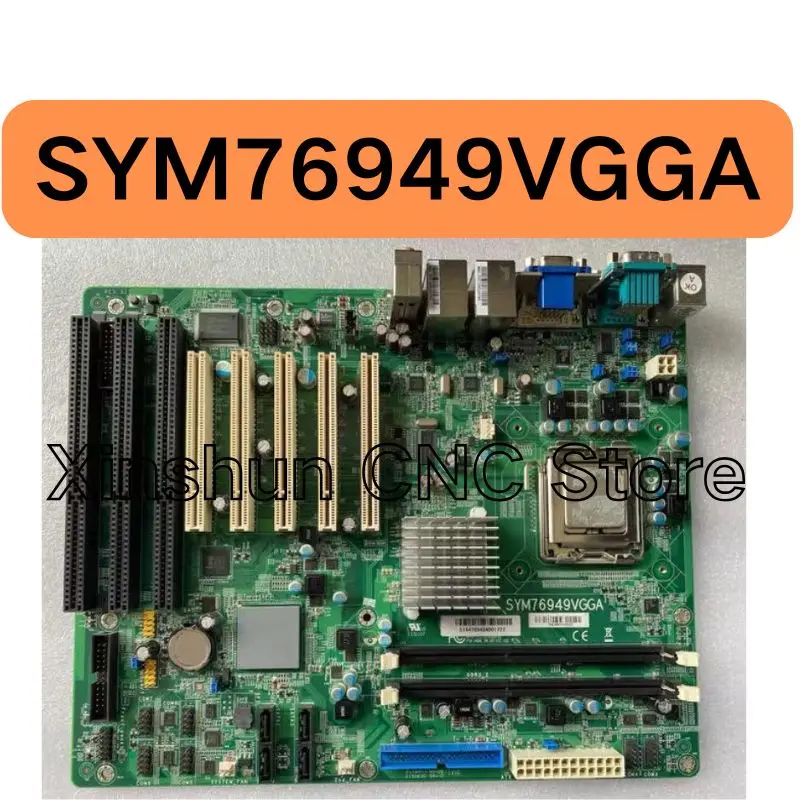 Used motherboard SYM76949VGGA supports 3 ISA slots, G41 chipset, dual network ports, multiple PCI testing, OK, fast shipping