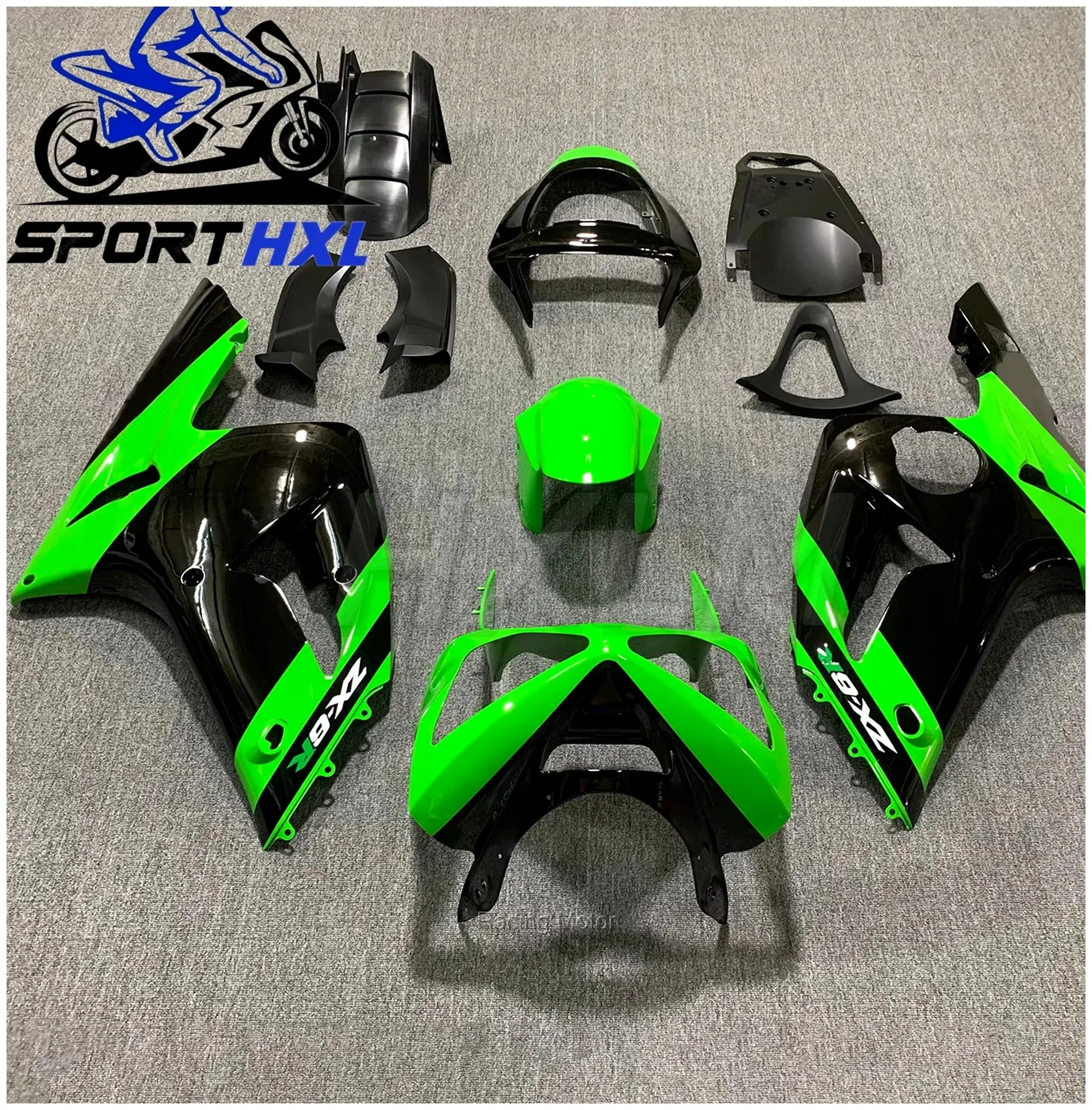 Injection Mold New ABS Whole Motorcycle Fairings Kit Fit For KAWASAKI ZX-6R 636 2005 -06 Bodywork Set West | Racing Motor Store