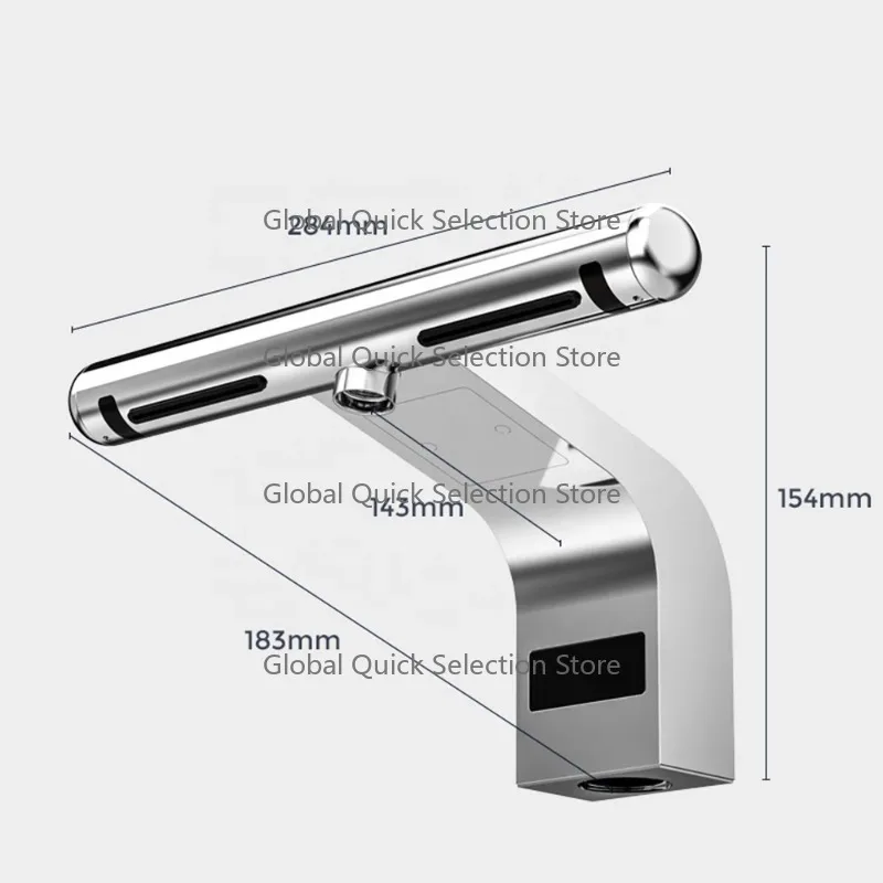 

Air Tap Hand Dryer 2 in 1 Automatic Brass High Speed Jet Hand Dryers Commercial for Toilet with HEPA Filter A3871