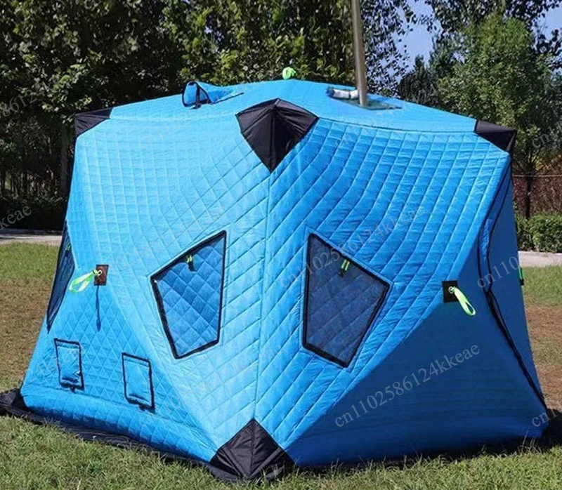 Outdoor  cotton tent winter fishing cotton tent fishing supplies increased wind insulation ice  house tent