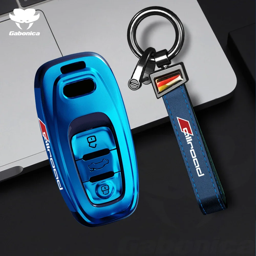 ABS Car Remote Key Cover Case Shell for Audi Allroad Quattro A1 A3 8V A4 B8 A5 A6 C7 A7 A8 Quattro Q3 Q5 Q7 Holder Accessories