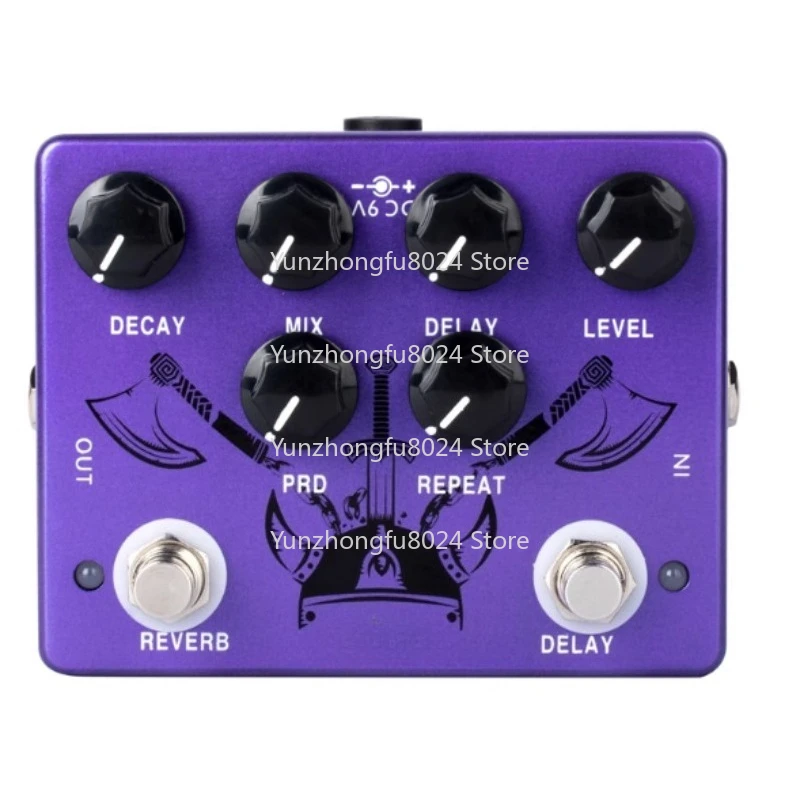 

CP-80 Guitar Effect Pedal Reverb & Delay 2-In-1 Digital Guitar True Bypass Electric Guitar Accessories