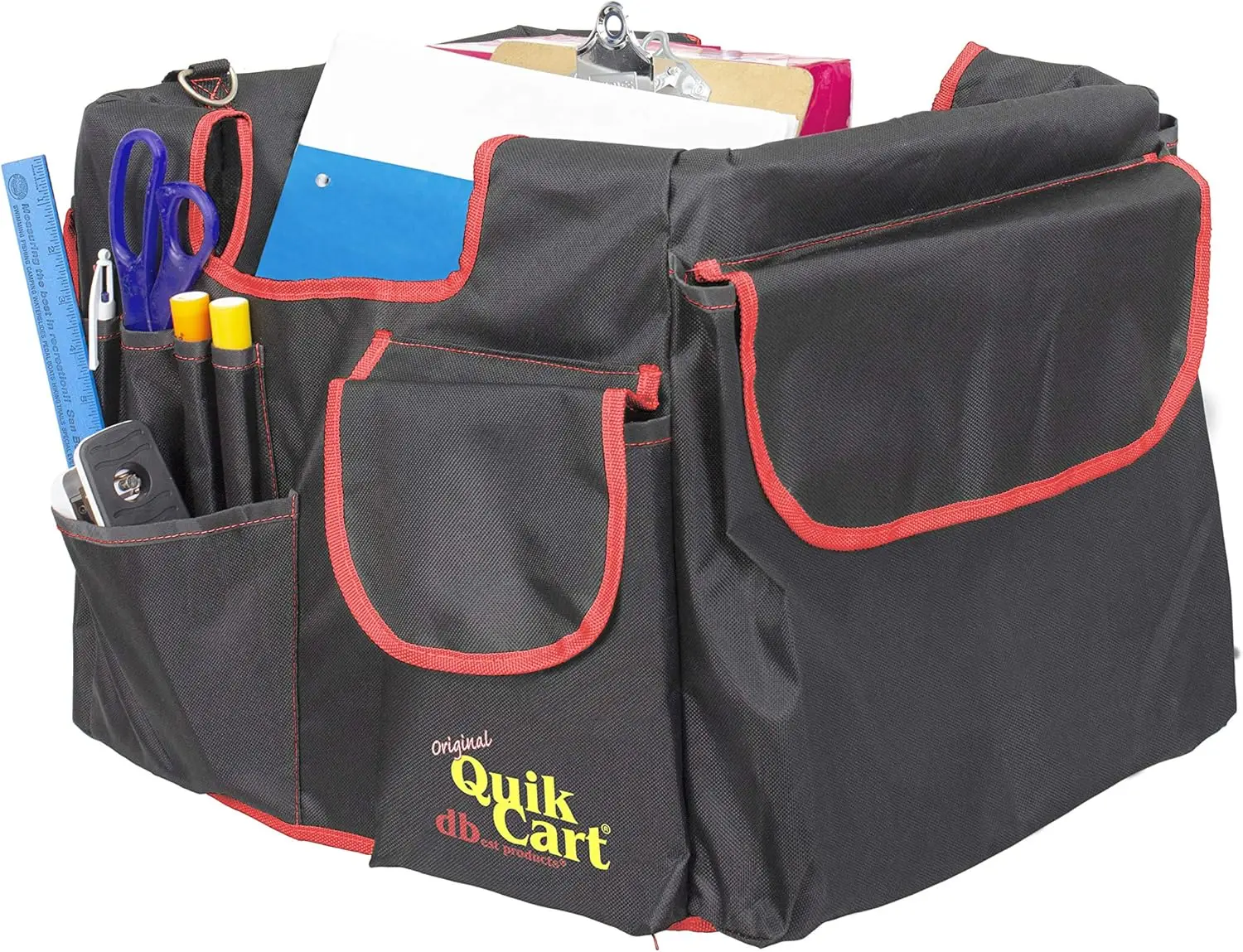 

Тележка-органайзер с 20 карманами для хранения инструментов, офисных принадлежностей, художественных и поделок