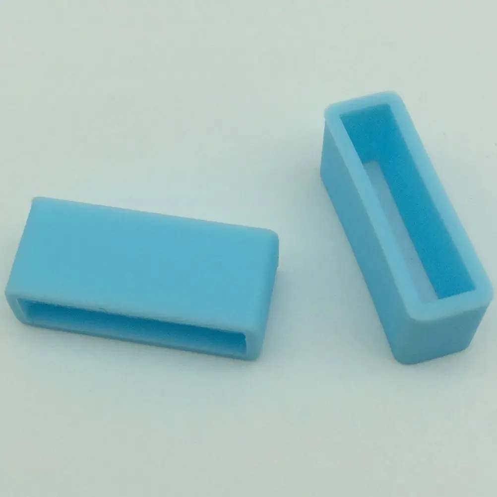 

20 шт. силиконовых кольцевых фиксаторов для смарт-браслетов, цветные безопасные застежки, предотвращающие сбрасывание ремешка, удобная замена