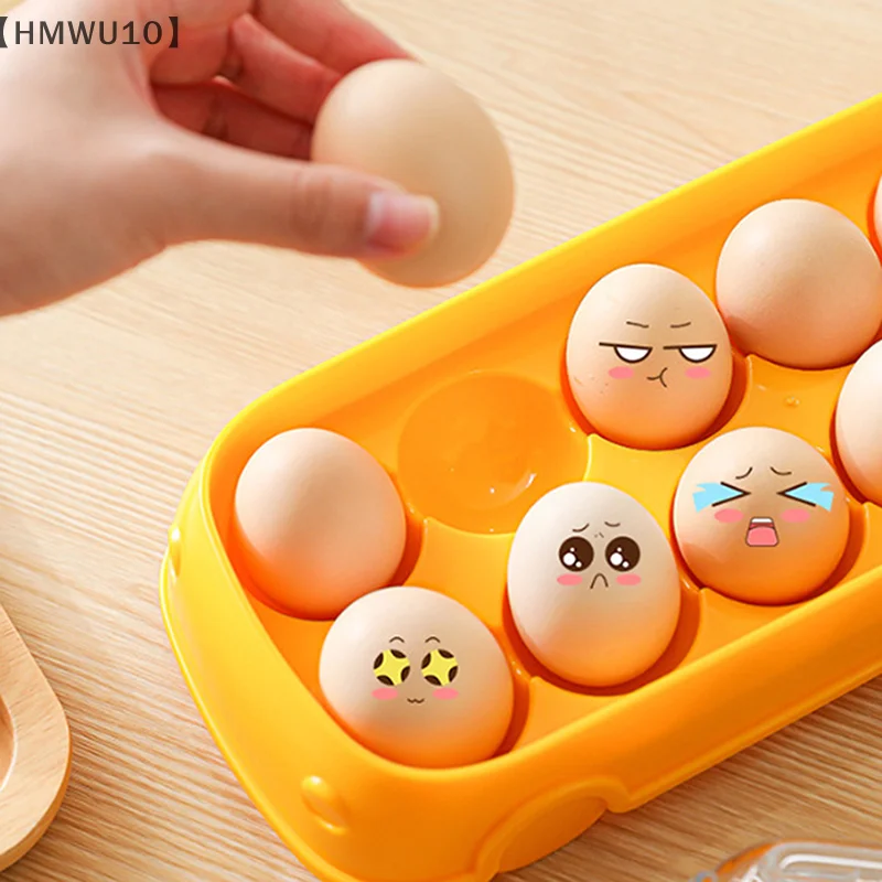 Creative Bus Shape Egg Storage Rack Refrigerator Egg Storage Box Egg Basket Container Organizer Large Capacity KitchenContainer
