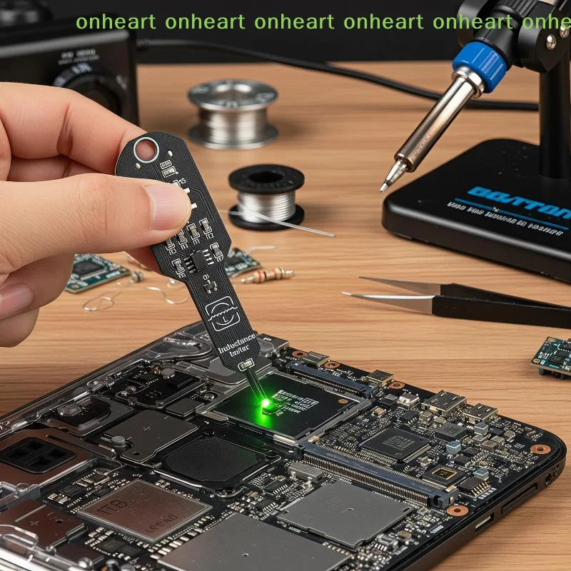 M093 Mini Inductance Tester Fast Response Motherboard Coil Detector Portable Repair Tool for Travel Electronic Troubleshooting