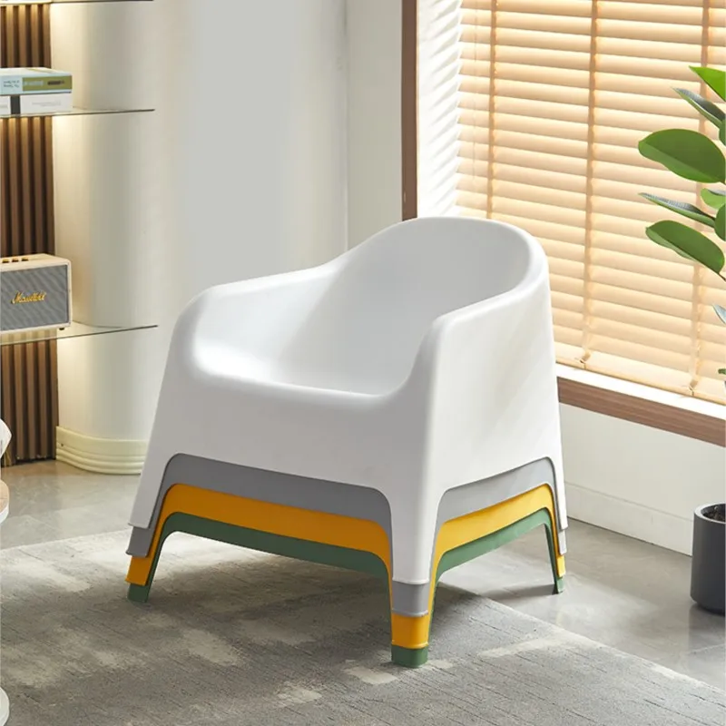 Creative Plastic Single Sofa Chair Leisure Backrest