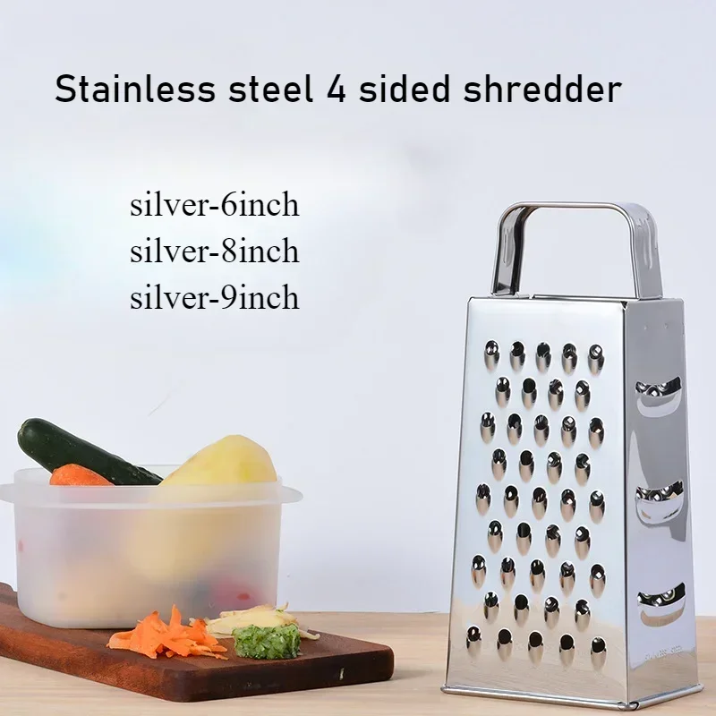 Four-side Box Grater Vegetable Slicer Tower-shaped Potato Cheese Grater Multi-purpose Vegetable Cutter Kitchen Accessories