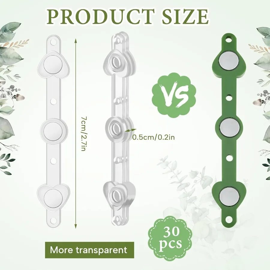 60 pares floral boutonniere ímãs pequeno corsage fix para casamento artesanal noiva noivo flor acessórios claro corsage pinos br