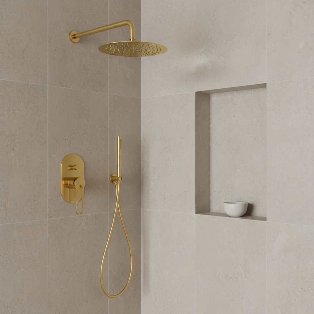 Embedded Thermostatic Shower Equipment With Pressure Adaptation Technology for High Rise Buildings