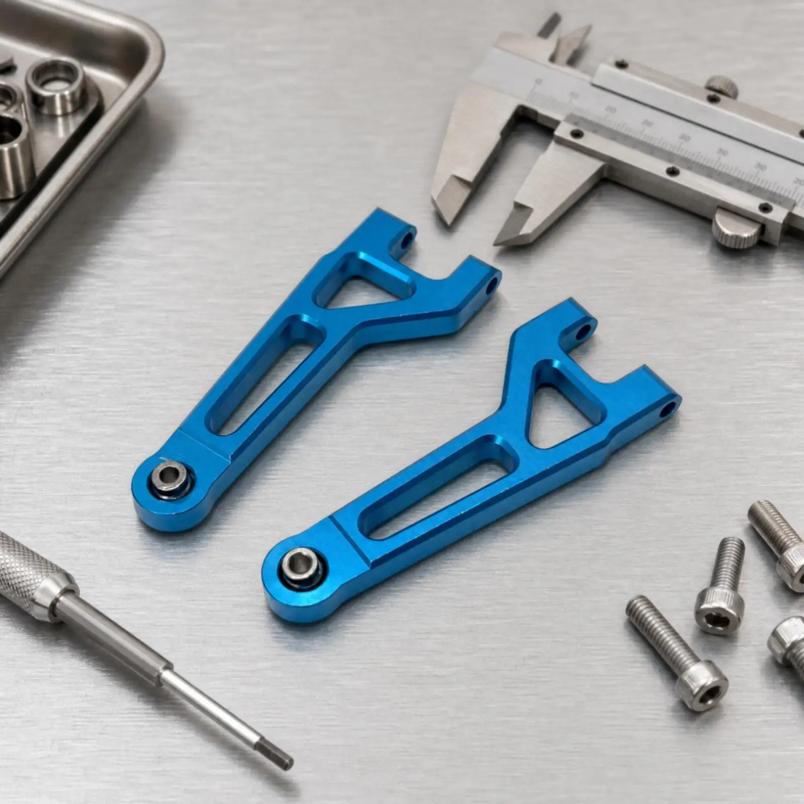 2 Pieces Front Upper Control Arm Arm Machined Aluminum Control Arm Arm Upgrade