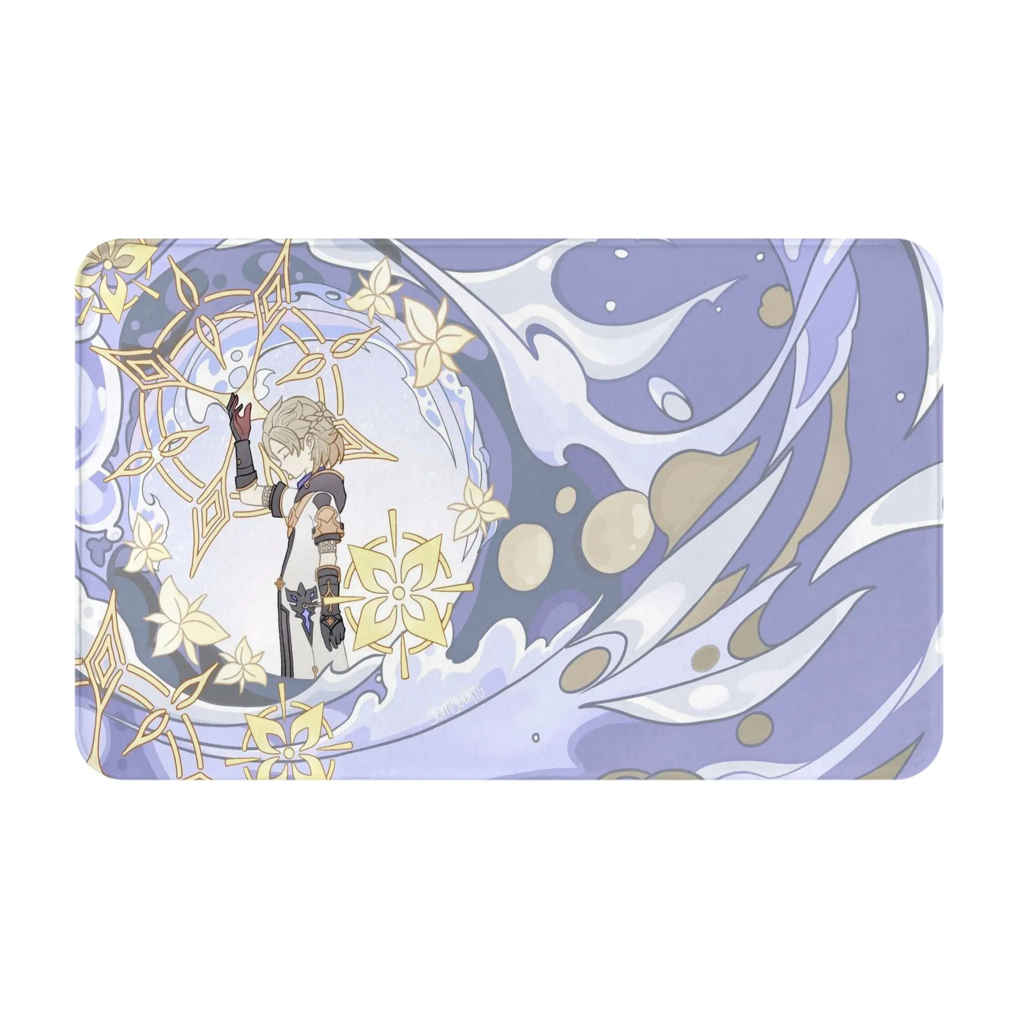 Violet Anti-Slip Doormat Bath Mat Albedo Entrance Indoor Home Decor