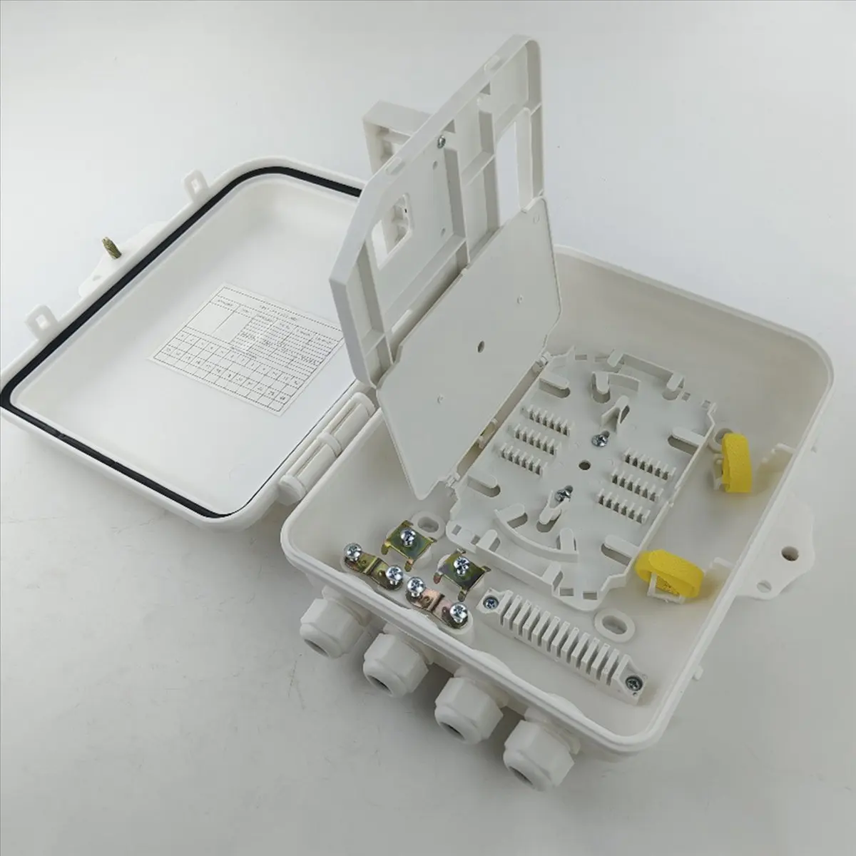 Nap Box Fiber Optic Splitter Box PLC Outdoor Indoor Fiber Optic Terminal Box PLC Distribution Box 12 Core FTTH Box