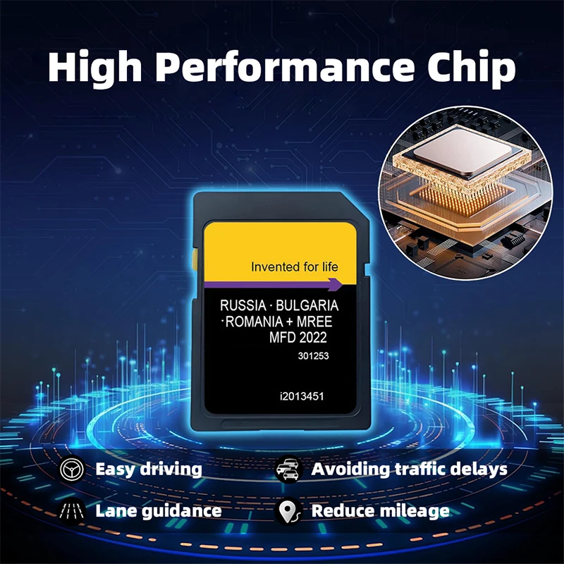 2022 الملاحة 8 جيجابايت بطاقة SD خريطة بطاقة Sat Nav لفورد MFD 2022 شرق الاتحاد الأوروبي خريطة لفورد C-Max التركيز سيارة i2013453 شحن مجاني