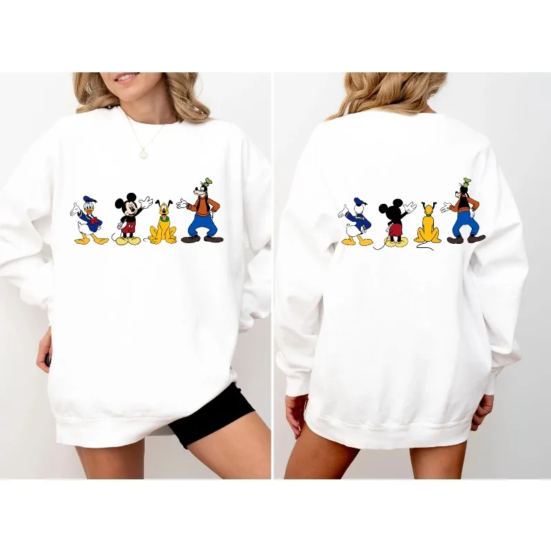 سترة بغطاء للرأس لشخصية ديزني، سويت شيرت ميكي، سترة جوفي، سترة بلوتو، سويت شيرت دونالد داك، سويت شيرت ميكي آند فريندز #1