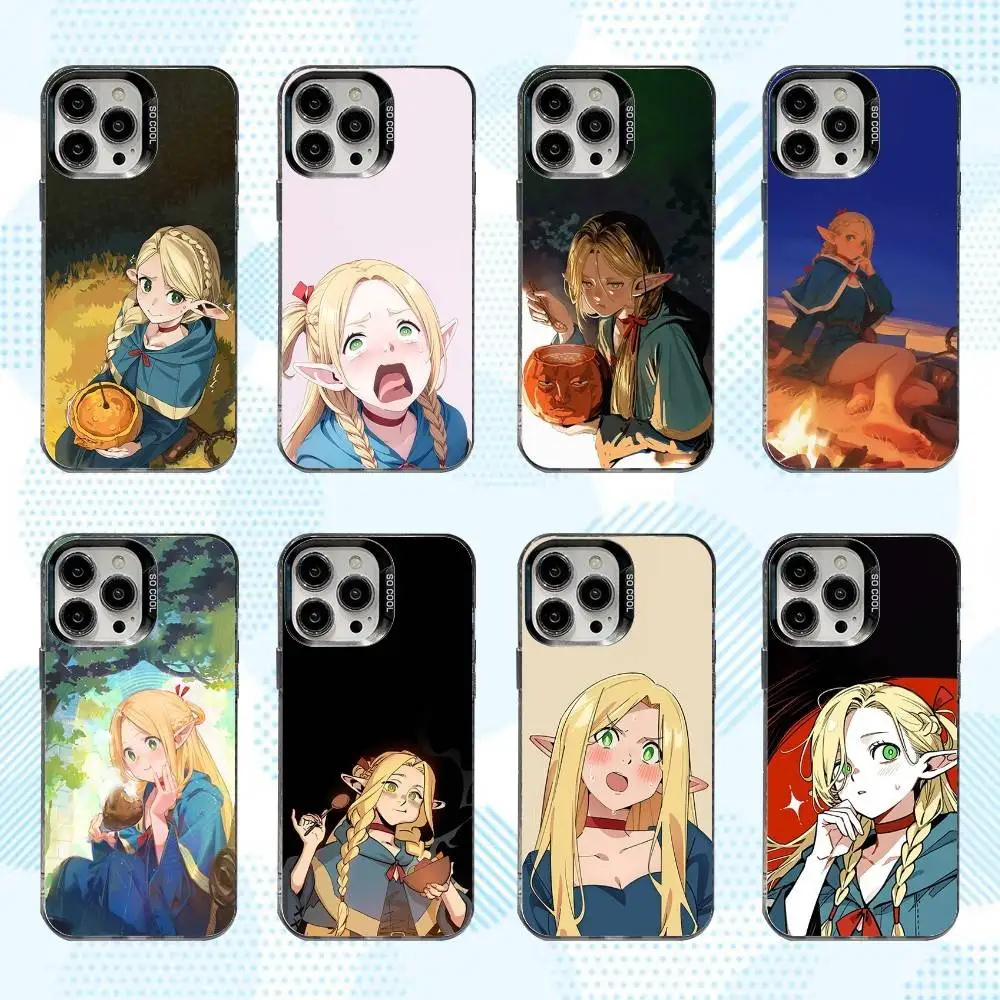 

D-Delicious Dungeon Marcille Phone Case For iPhone 16,15,14,13,12,11,Mini,Pro,SE,MAX White Matte Shockproof Cover