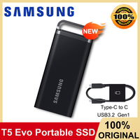 SAMSUNG SSD T5 EVO Solid State Drive 2TB 4TB 8TB USB 3.2 Gen1 Portable Disk Read Speeds Up to 460MB/s for PC Mac Desktop Gaming
