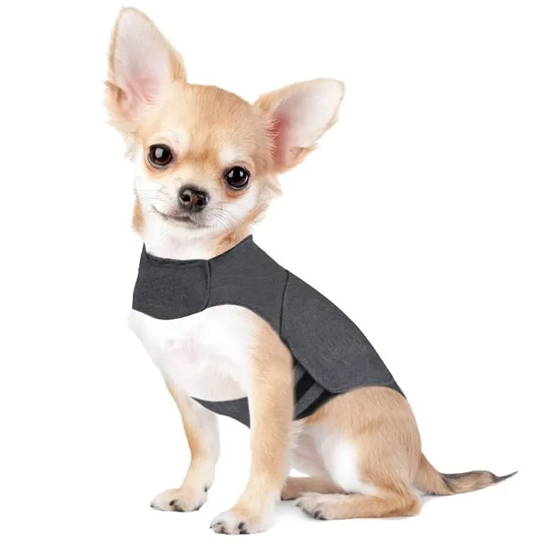 Anxiety Relief Dog Vest Pet Clothing Comforting Jacket Doggie Shirt Moisture Wicking Short Sleeve T-Shirt for Pets