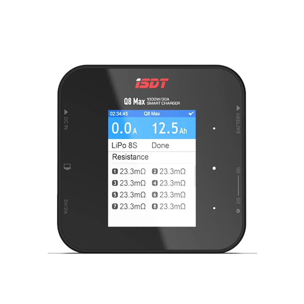 ISDT Q6 NANO / Q8 MAX Smart Ladegerät 200W / 1000W 8A 30A BattGo 1-8S Lipo Batterie Balance Ladegerät für RC FPV Drone Quadcopter DIY