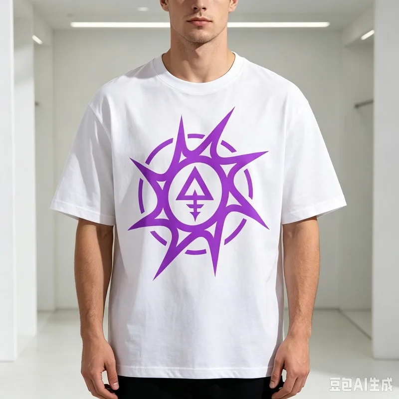 Azurewrath Inspired Forsaken Stylish Tee Unique Purple Azure Halloween Cosplay T-shirt Christmas Gift Top Men Women and Kids Tee