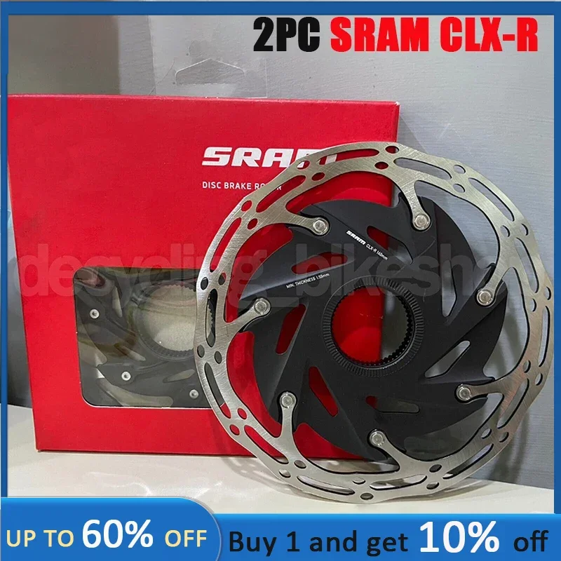 

SRAM CLX-R Disc Brake Rotors Centerlock 140mm 160mm Road MTB Bike Center Lock Rotor 2PC Sram Centerlock Brake Disc Rotors