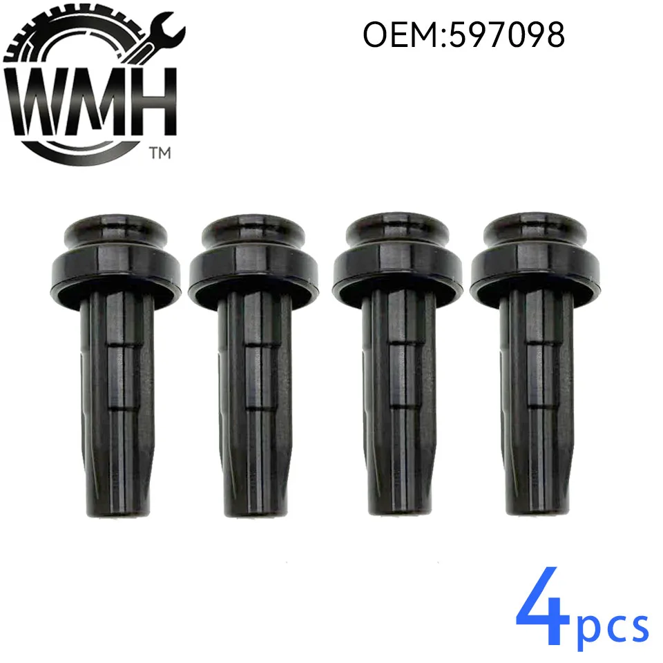 4/8Pcs Ignition Coil Boot 597075  For Citroen C4 C5 C8 XSARA EVASION JUMPY 2.0L Peugeot 206 307 406 407 806 597098 9634131380