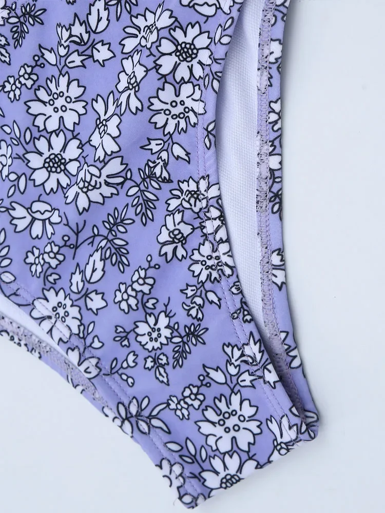 Vigobreviya 2025 sexy amarrado roupa de banho feminina impressão push up bikini brasileiro sem costas maiô senhora praia verão