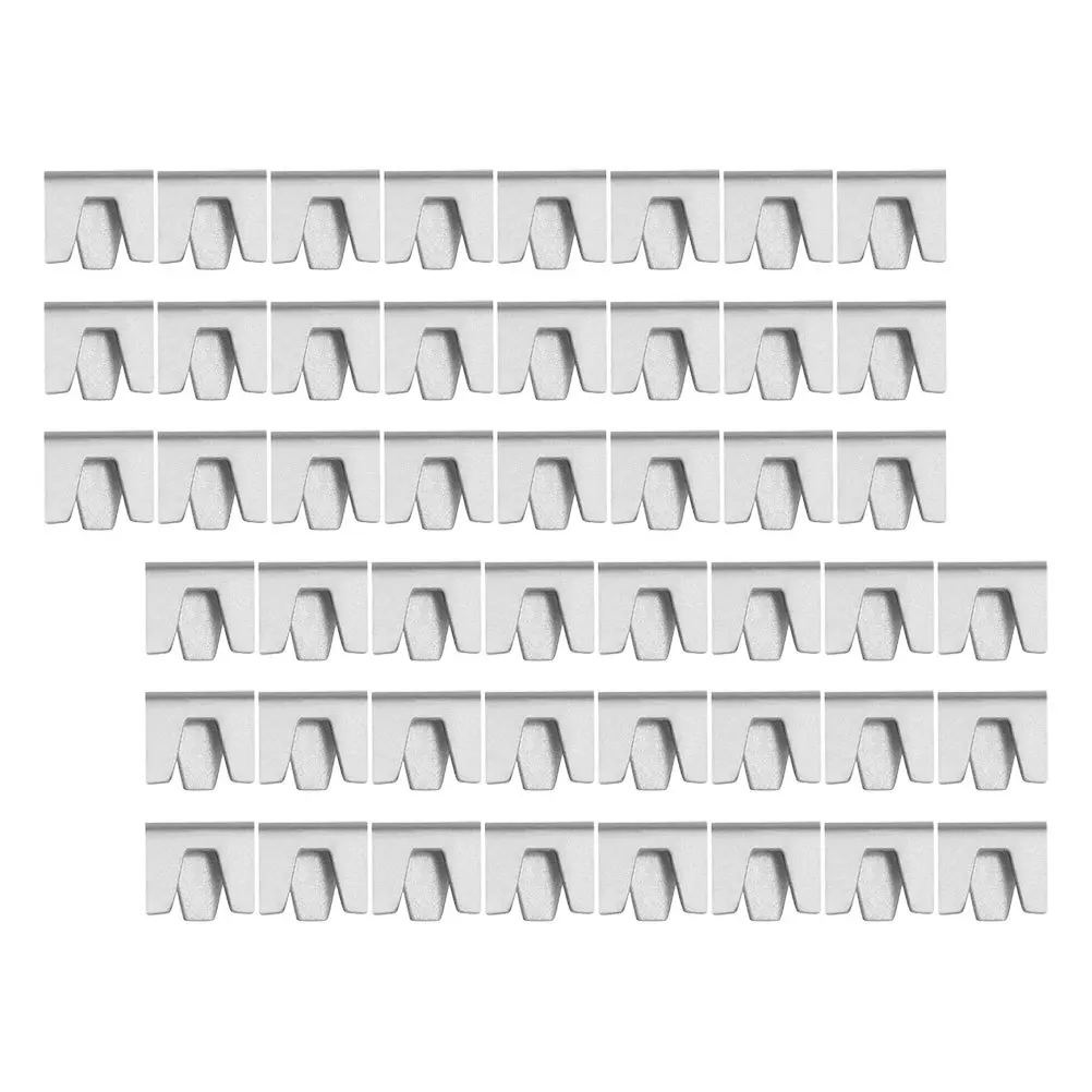

50Pcs Metal Wire Cage Clips Universal Fit for Bird Dog Cat Cages Easy Install Security Clamp Fence Clips for Cage