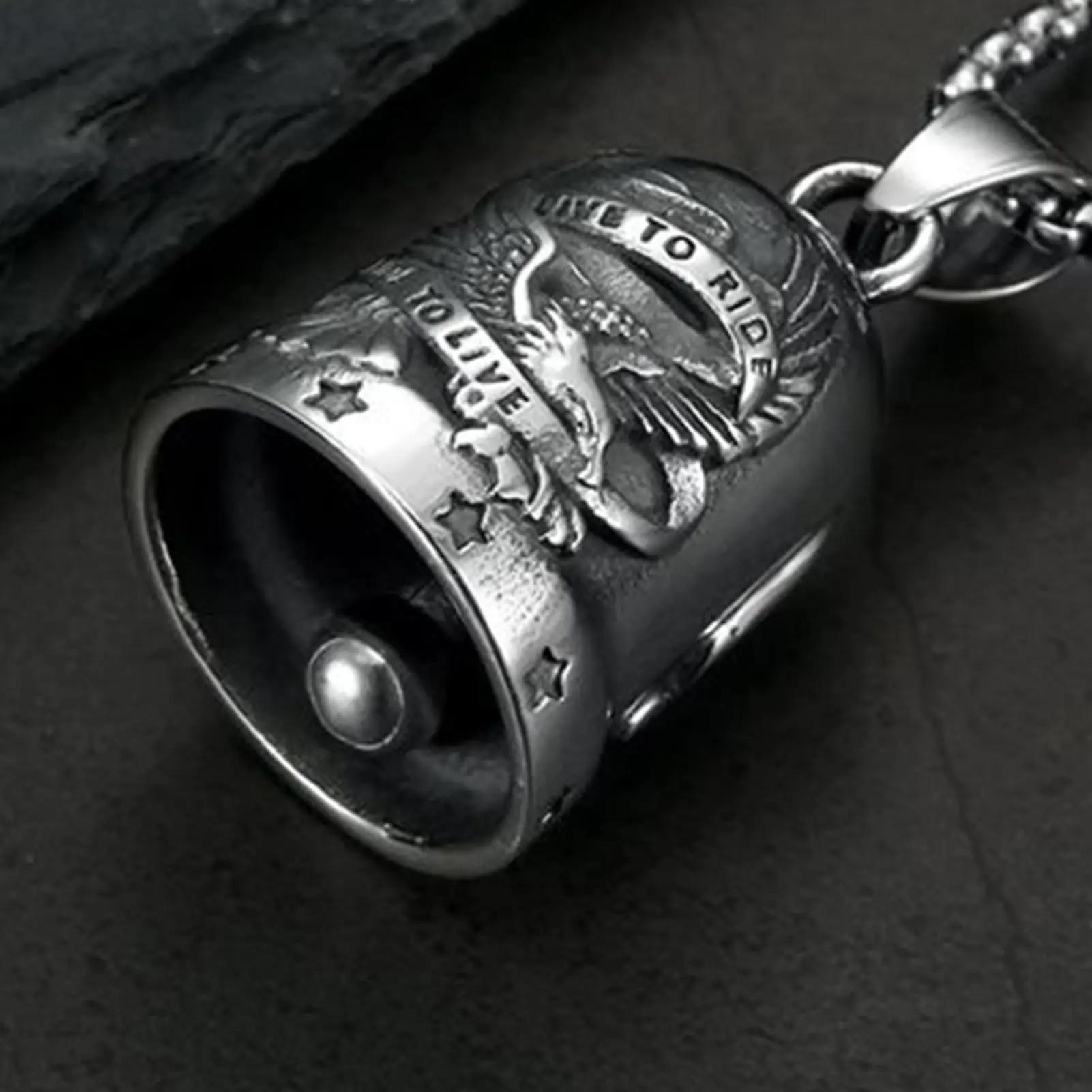 

Motorcycle Bell, Stainless Steel Eagle Bicycle Accessories, Bicycle Bell Pendants For Driving Commuting Riding Trip Car Outdoor